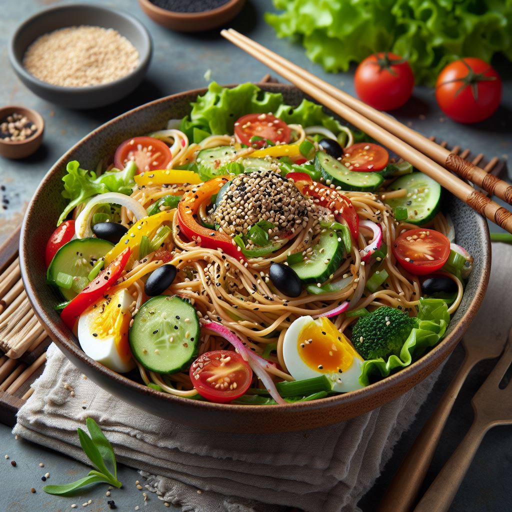 Irresistible Asian Sesame Noodle Salad Recipe