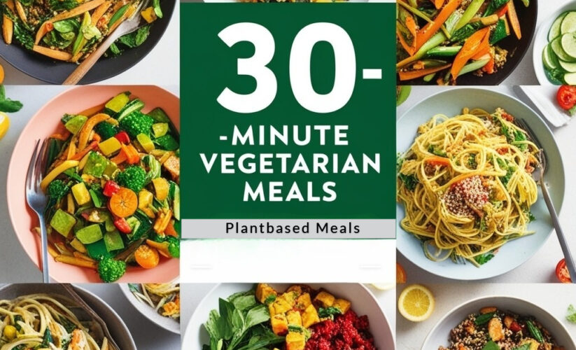 30-Minute Veggie Meals-Cook Book