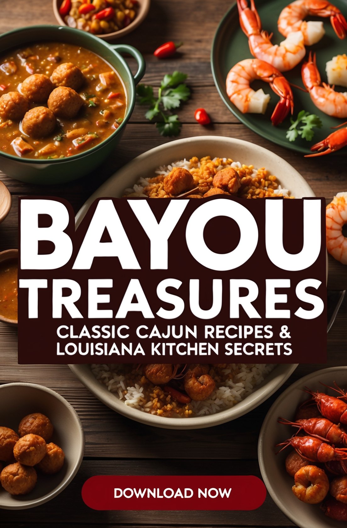 Louisiana Cooking -50 Authentic Cajun Recipes