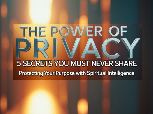 Protecting Your Purpose with Spiritual Intelligence