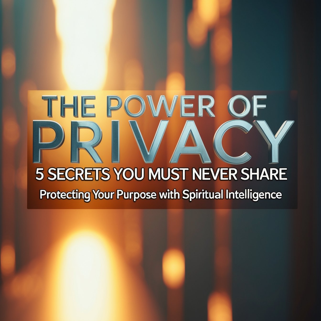 Protecting Your Purpose with Spiritual Intelligence