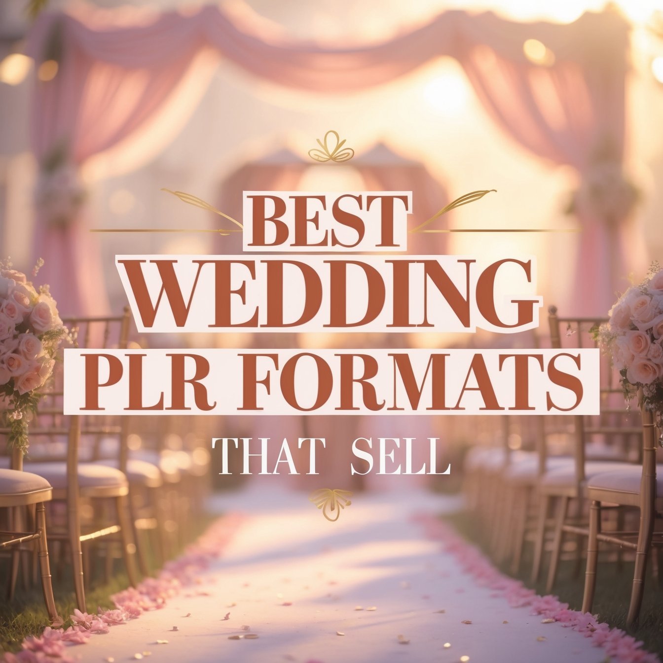 Best Wedding PLR Formats That Sell : What Buyers Are Really Purchasing