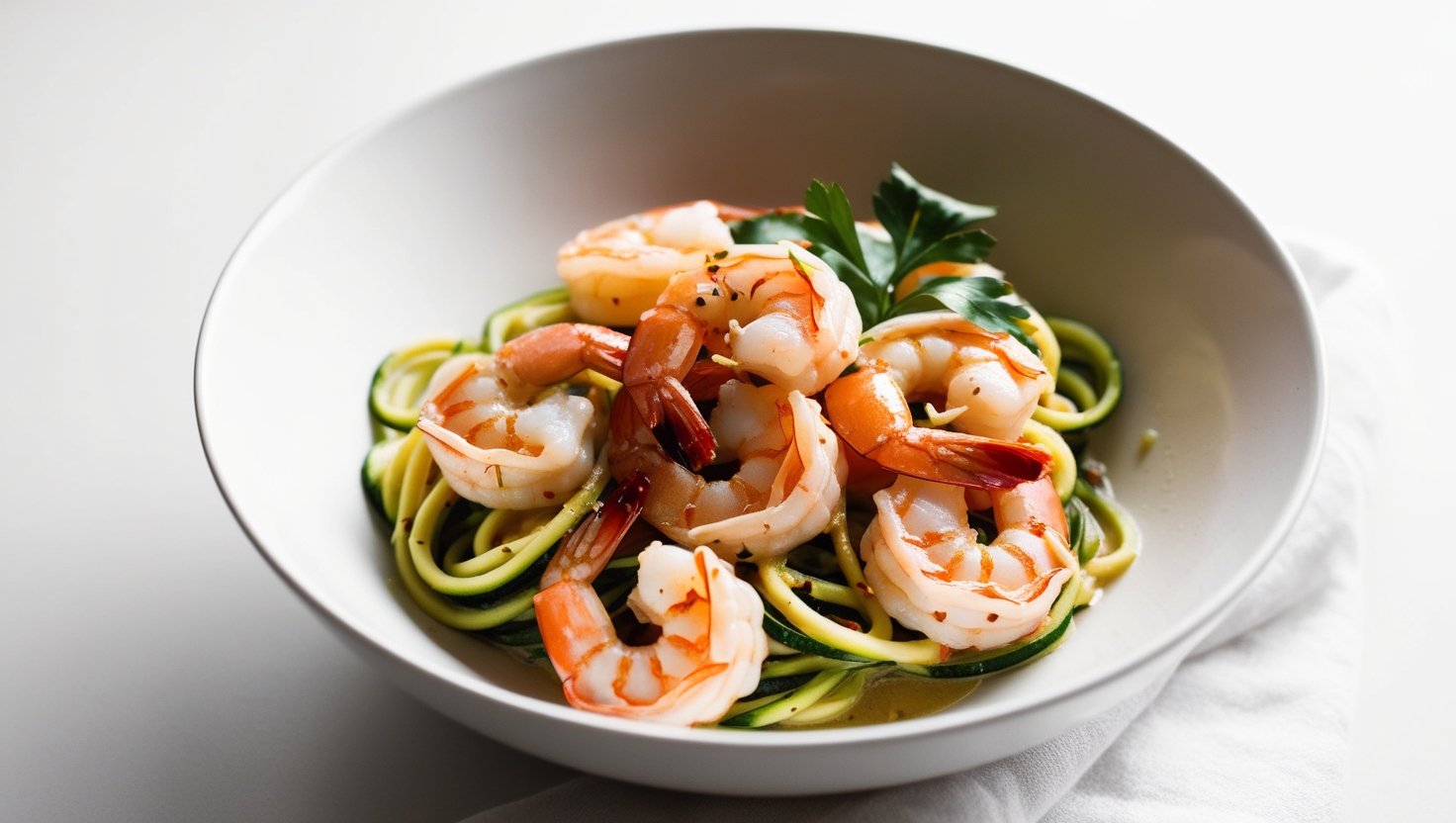 shrimp and zuchinni