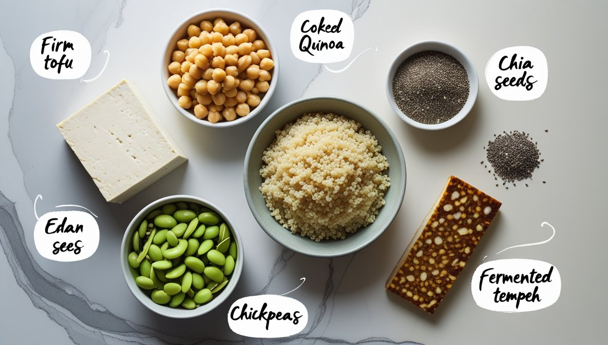 High protein vegan meal prep