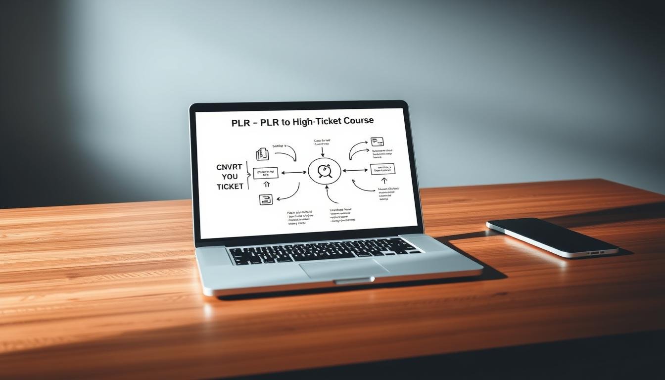 Convert PLR to High-Ticket Course
