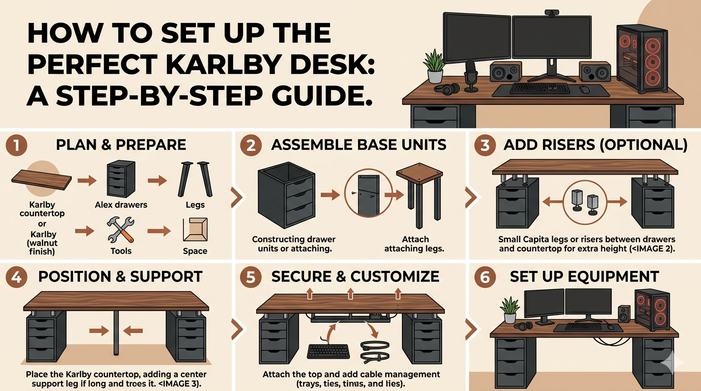 Karlby Desk Setup: The Complete Step-by-Step Build Guide