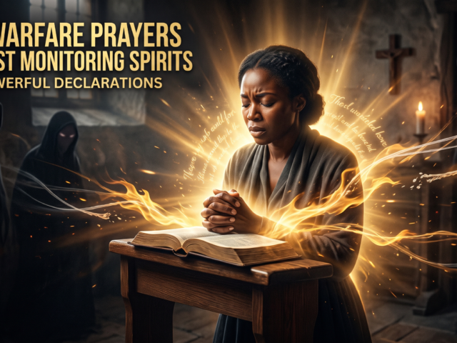 50 Warfare Prayers Against Monitoring Spirits | Powerful Declarations for Demonic Surveillance