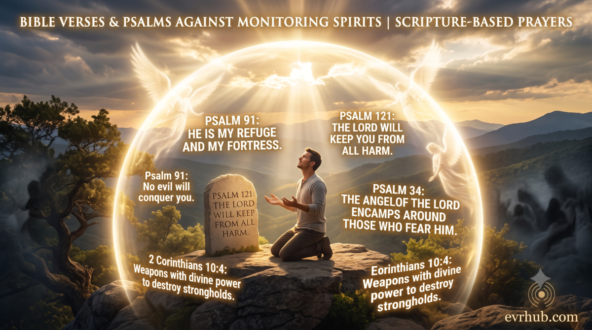 Bible Verses & Psalms Against Monitoring Spirits | Scripture-Based Prayers