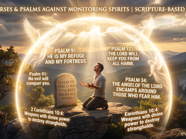 Bible Verses & Psalms Against Monitoring Spirits | Scripture-Based Prayers