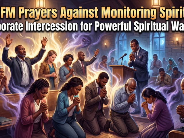 MFM Prayers Against Monitoring Spirits: Corporate Intercession for Powerful Spiritual Warfare