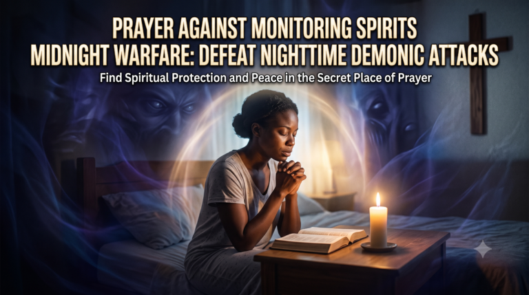 prayers against monitoring spirits at midnight
