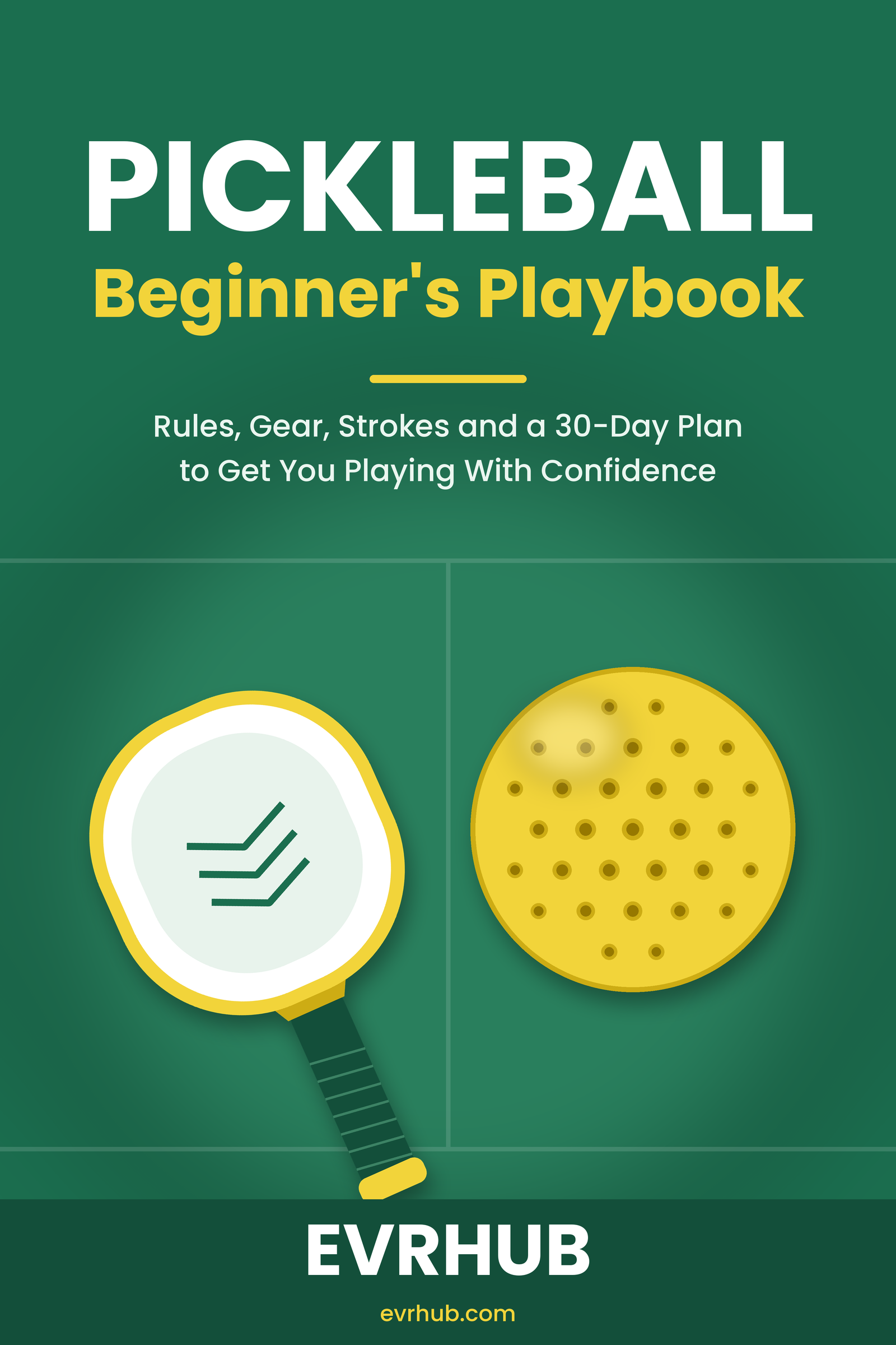 Pickleball Starter Bundle: Beginner's Playbook, Cheat Sheet, 30-Day Planner, Drills Workbook and More (Printable PDF) - Image 3
