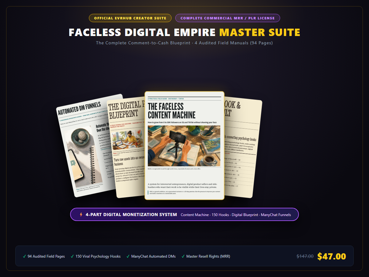 Faceless Digital Empire
