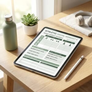 Healthy Living Journal (Canva Template with Master Resell Rights)
